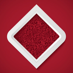 picture frame design vector for image or text