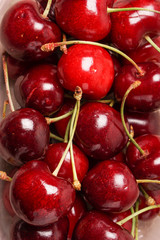 Fresh red organic Cherry, cherries