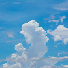 Naklejka na ściany i meble Nature background view with cloud blue sky background