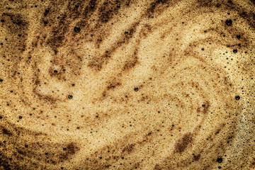 the foam