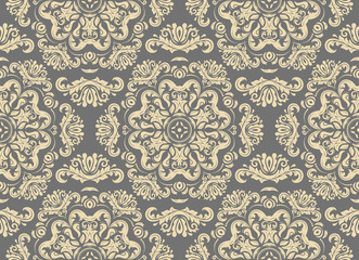 Seamless Vector Wallpaper in the Style of Baroque