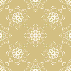 Floral Fine Seamless Vector Pattern