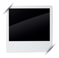 Picture frame on a white background