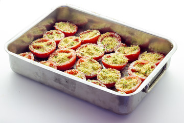 Tomatoes gratin