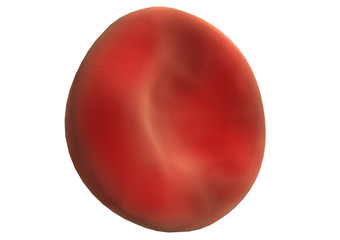 Illustration of human red blood cells