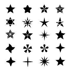 Star icons set