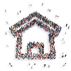 people group house 3d