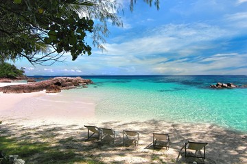 Paradise beach in Koh maiton island , phuket ,Thailand