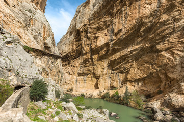 Fototapeta premium Ruta del Caminito del Rey, en Málaga