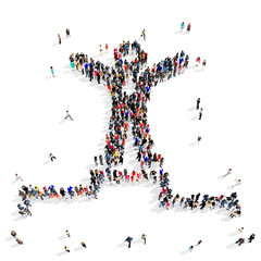 people group podium champion 3d