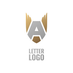 Logo designing for your business. Letter A logo design.