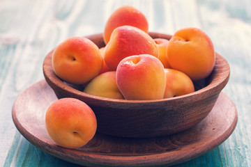 Ripe Organic Apricots