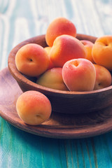 Naklejka na ściany i meble Ripe Organic Apricots