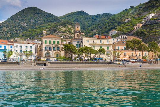 Pictoresque village of Minori, Amalfi coast, Campania, Italy