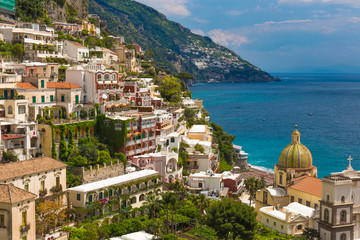 Beautiful town of Positano, Amalfi coast, Campania region, Italy