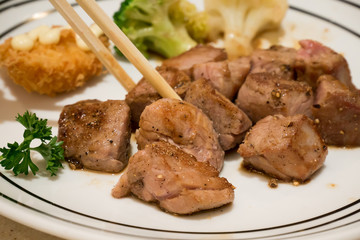 Grilled beef steak
