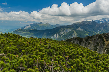 High mountains peaks in Tatra mountains,Poland
