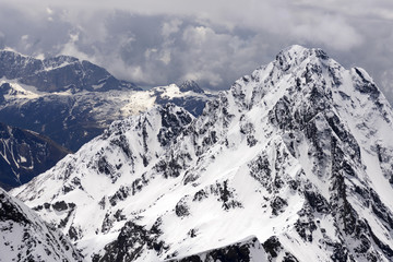 Fototapeta na wymiar Devil peak west face, Orobie, Italy