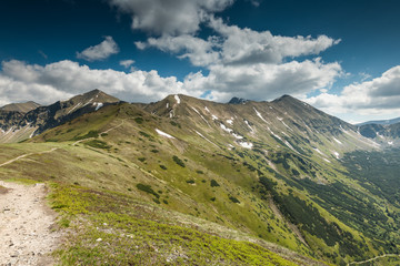 Fototapeta na wymiar High mountains peaks in Tatra National Park