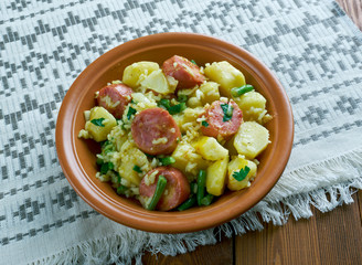 Jambalaya. Spicy rice