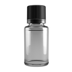 blank pills bottle standing up