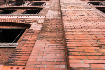 Fototapeta premium Red brick wall