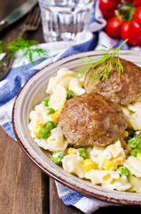 Grilled meat cutlets