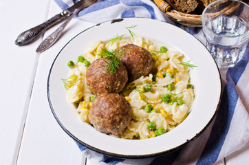 Grilled meat cutlets