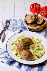 Grilled meat cutlets