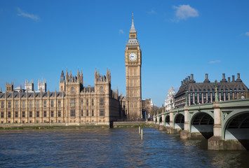 Naklejka na ściany i meble London. Big Ben clock tower.