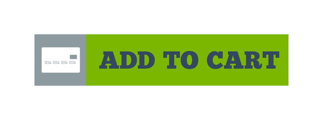 Shopping button vector icon