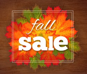 fall sale signs