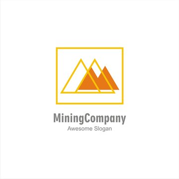 The best mining logo template. 