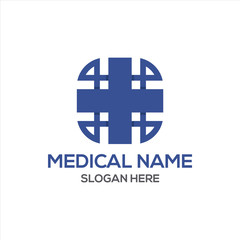 Obraz premium Hospital and Medical Care Logo Vector