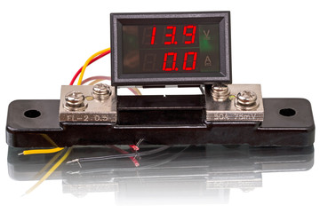 Digital voltmeter and ammeter