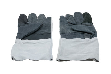 protective work gloves isolated