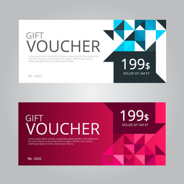 Vector design for Gift Voucher,Coupon