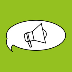 Communication design. Media icon. Flat illustration