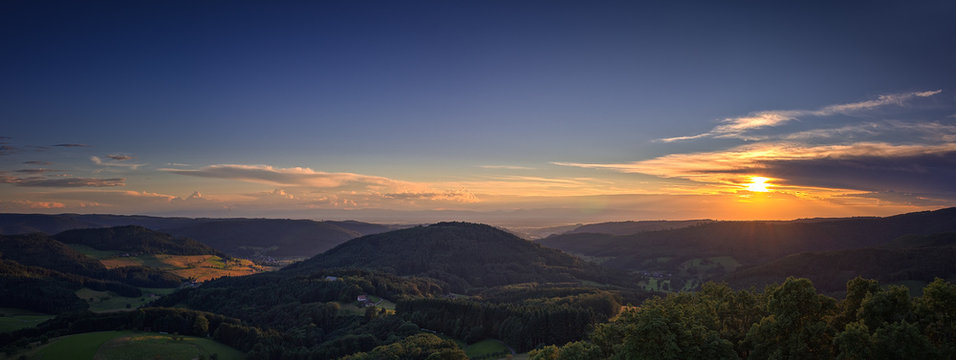 Sonnenuntergang im Schwarzwald