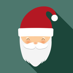 Santa cartoon icon. Merry Christmas design. vector graphic