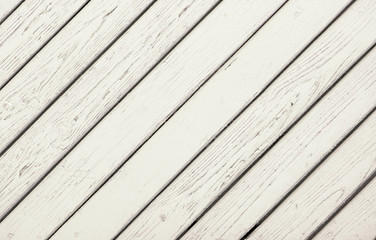 Old white background of wooden planks