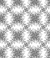Seamless pattern. Floral stylish background. Vector repeating texture