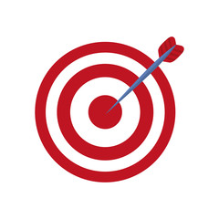 Table icon. Target game design. vector graphic