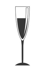 Cocktail icon. Drink design. vector graphic