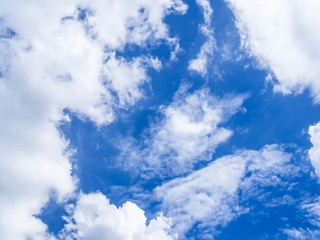 Blue cloudy sky background