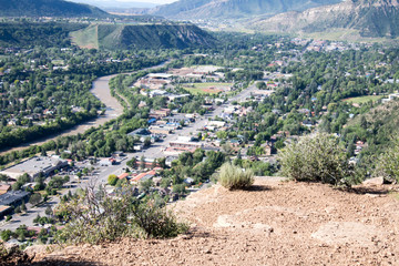 Scenic viewpoint over Durango, Colorado