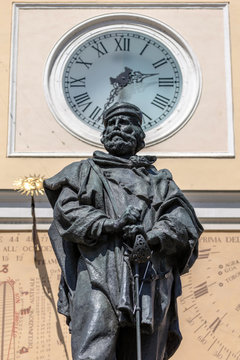 Monument to Giuseppe Garibaldi in Parma, Italy