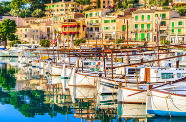 Mediterranean Sea Coast Spain Seaside Majorca Port de Soller