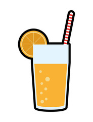 juice icon. Organic and healthy food design. vector graphic