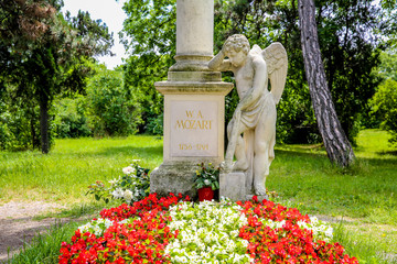 Mozartgrab auf dem Friedhof Sankt Marx in Wien